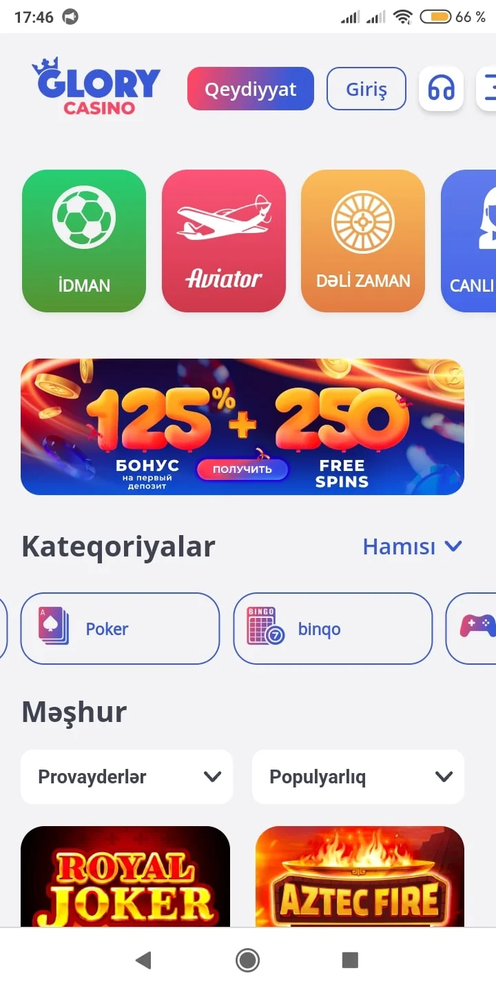 Glory Casino APK